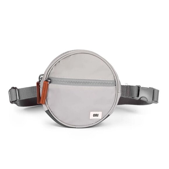ORI London Paddington D Recycled Nylon Hip Bag - Mist Grey - Picture 1 of 7